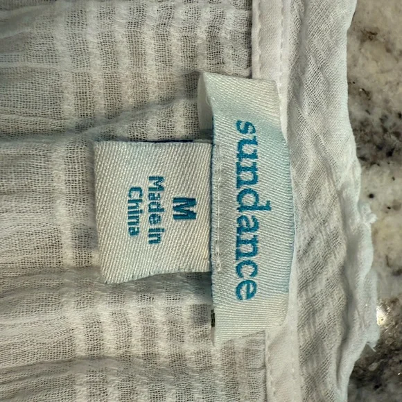 Sundance White size M Pleated cloud nine shirt - perfect, perfect condition! - Picture 3 of 3